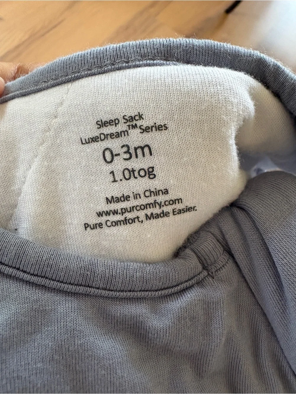 Sleeveless Baby Sleep Sack in Slate Blue